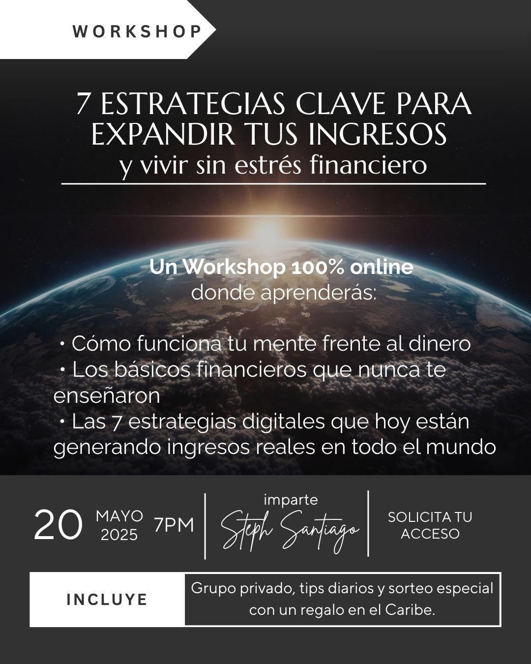 Workshop finanzas steph santiago